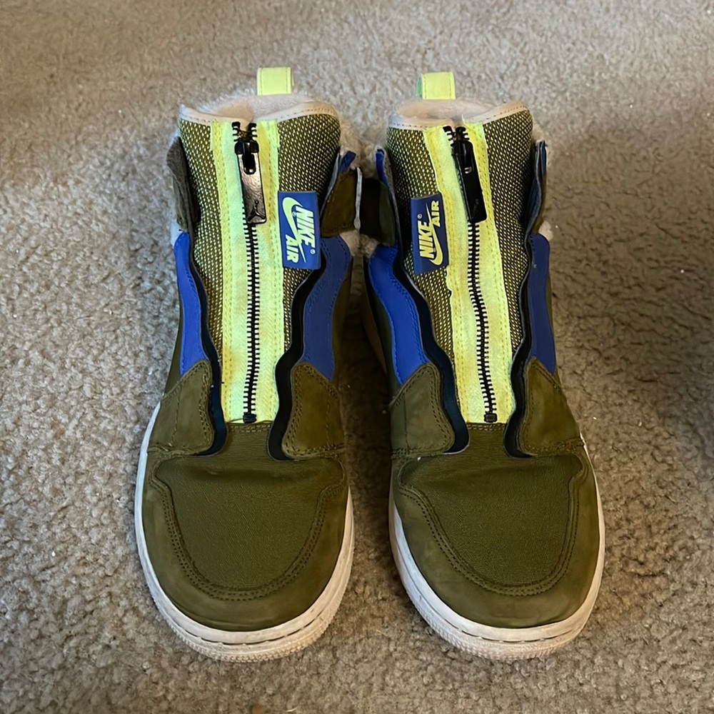 COPY - Green Air Jordan Zip-ups